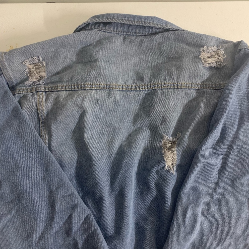Distressed Denim Jacket - Picture 4 of 4
